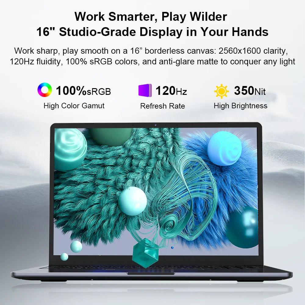 Ninkear A15 Pro Ryzen 5 - 16GB RAM, SSD de 512GB, 16 inci