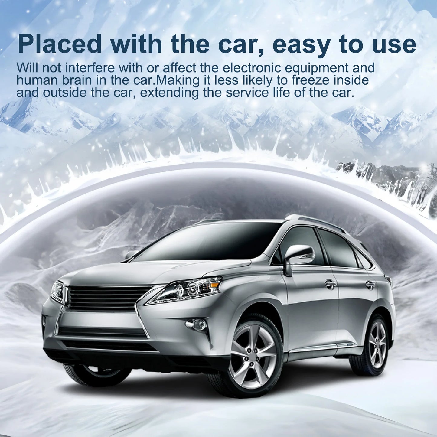 Electromagnetic car snow remover 5-12V car window glass antifreeze snow remover Portable car defroster