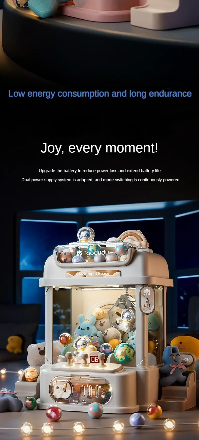 MiniGreifautomat Mini 2.4G Fernbedienung - Münzbetrieb 30cm