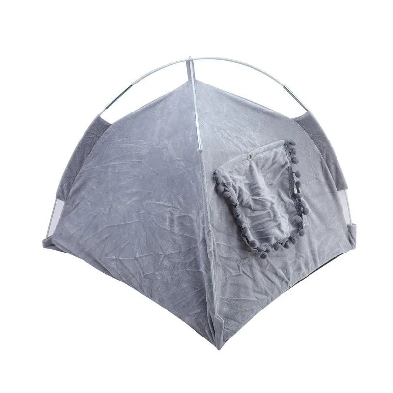 Premium Katzenzelt Bett Komfort - Plüsch 40x40 cm Bis 8 kg