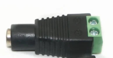 Cameră CCTV 5050 3528 Benzi LED monocolore 100 buc/pachet Adaptor de alimentare CC mamă 5,5 mm x 2,1 mm Conector mascul ușor