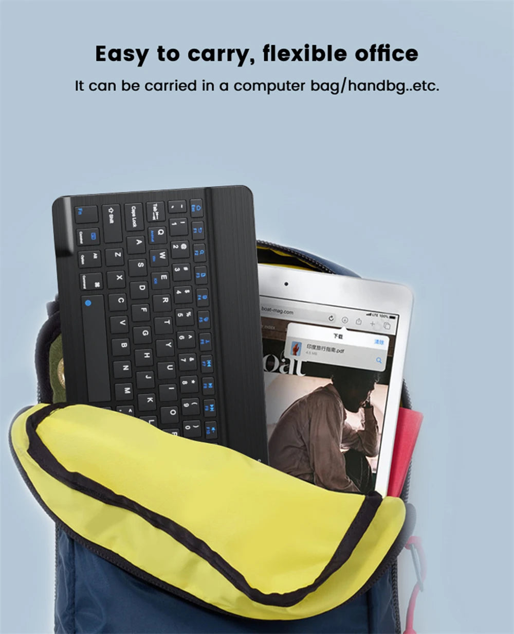Bluetooth Wireless Tastatur und Maus für iOS Android Windows Tablet - Deutsche Version