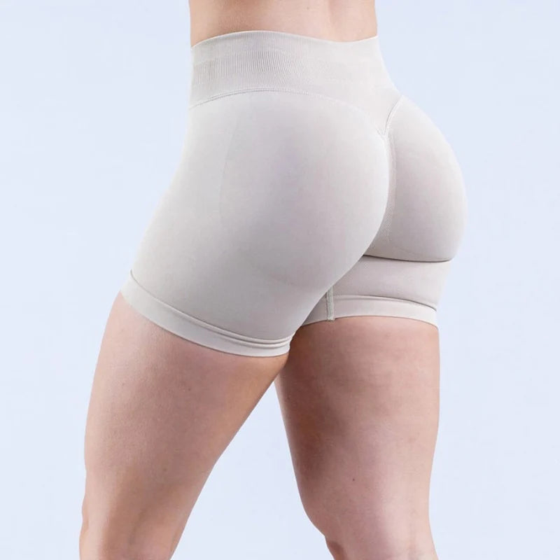 Sport-Shorts 2025: OLOEYER Impact Gym Shorts Women Fitness Sports - Biker Shorts 4.5" Low Ribbed Band Yoga Workout Scrunch Butt Seamless Leggings Collection