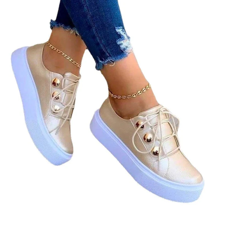 Women's Sports Sneakers Platform Shoes Fashion Wedges Female Tennis Casual Lace Up Running Ladies Footwear 2023 Zapatillas Mujer