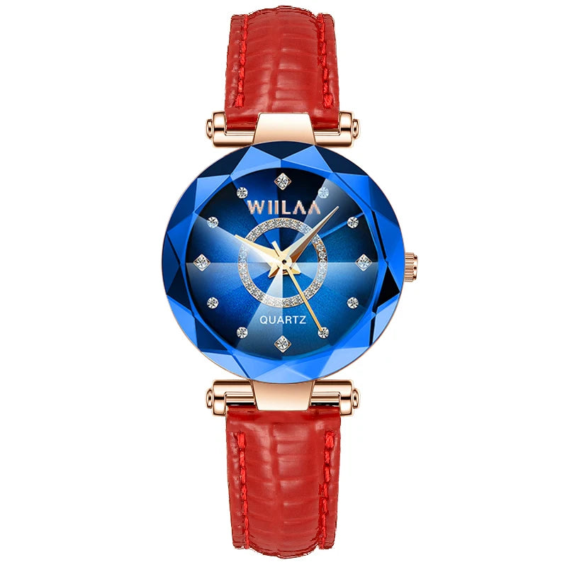 Damen-Uhr 2025: Luxury-Brand Top-Rhinestone - Gold Clock Collection