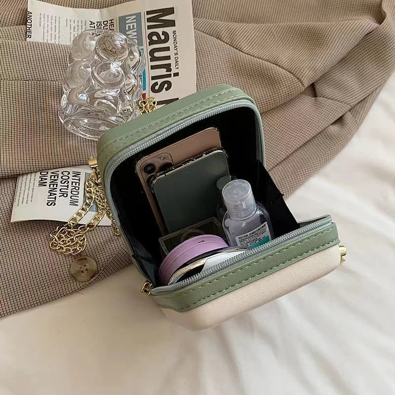 Geantă crossbody chinezească Mahjong pentru femei, creativă, interesantă, cu imprimeu, cu lanț, geantă de umăr, piele PU, geantă messenger la modă