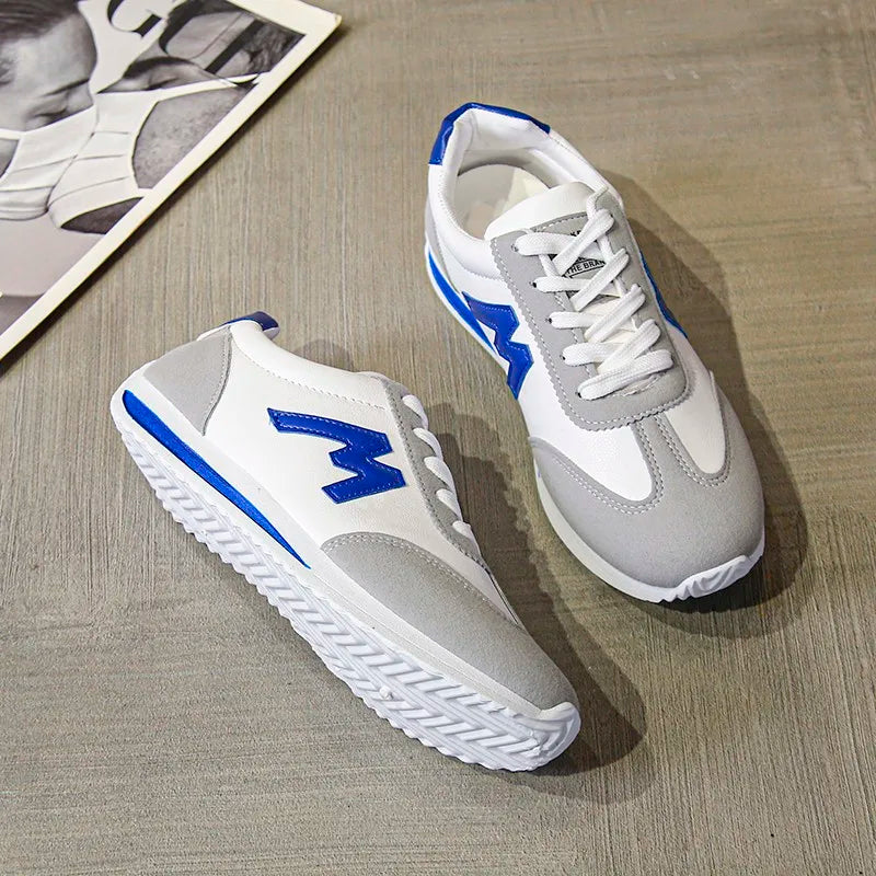 Women 2025New Women Casual Walking Shoes Spring Flat Lace-up Leather High Quality Sneakers Fashion Sports Shoes Zapatillas Mujer