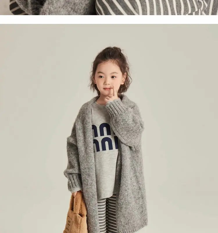 CNZ Koreanische Mädchen-Cardigan - Größe 3-6Y, Baumwolle