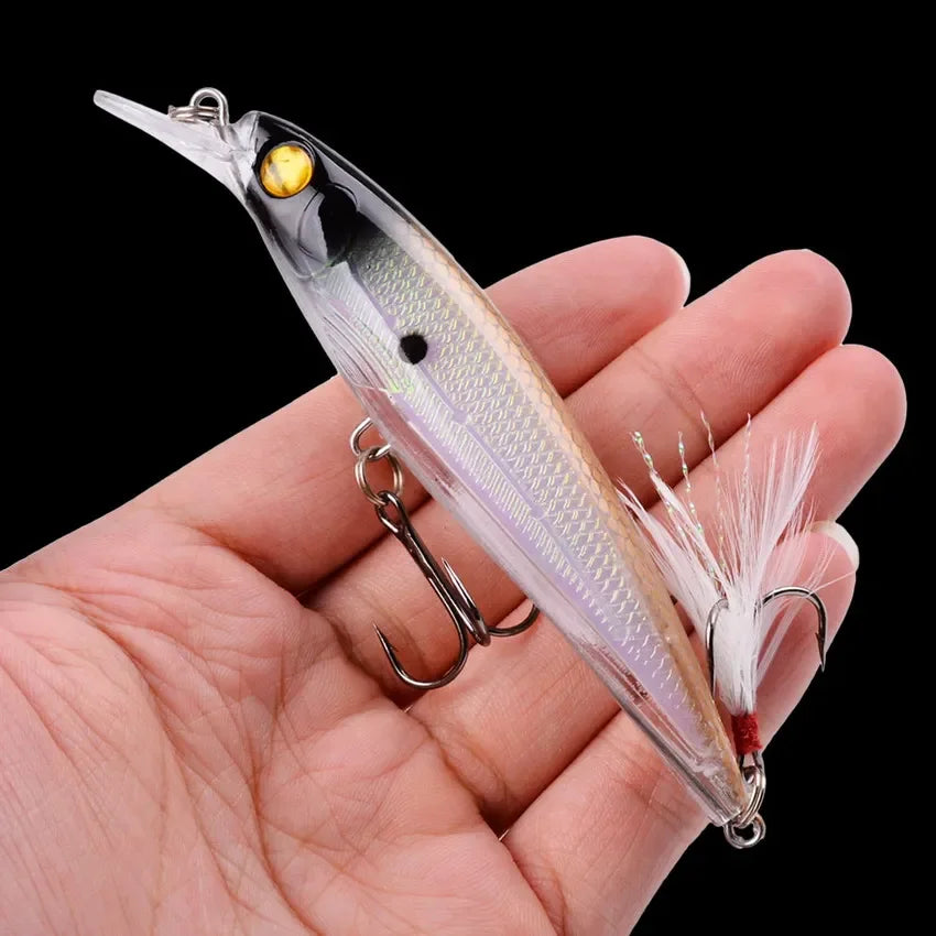 AOracle Laser Minnow Schwimmköder - 11cm 13g 0.6-1.8m