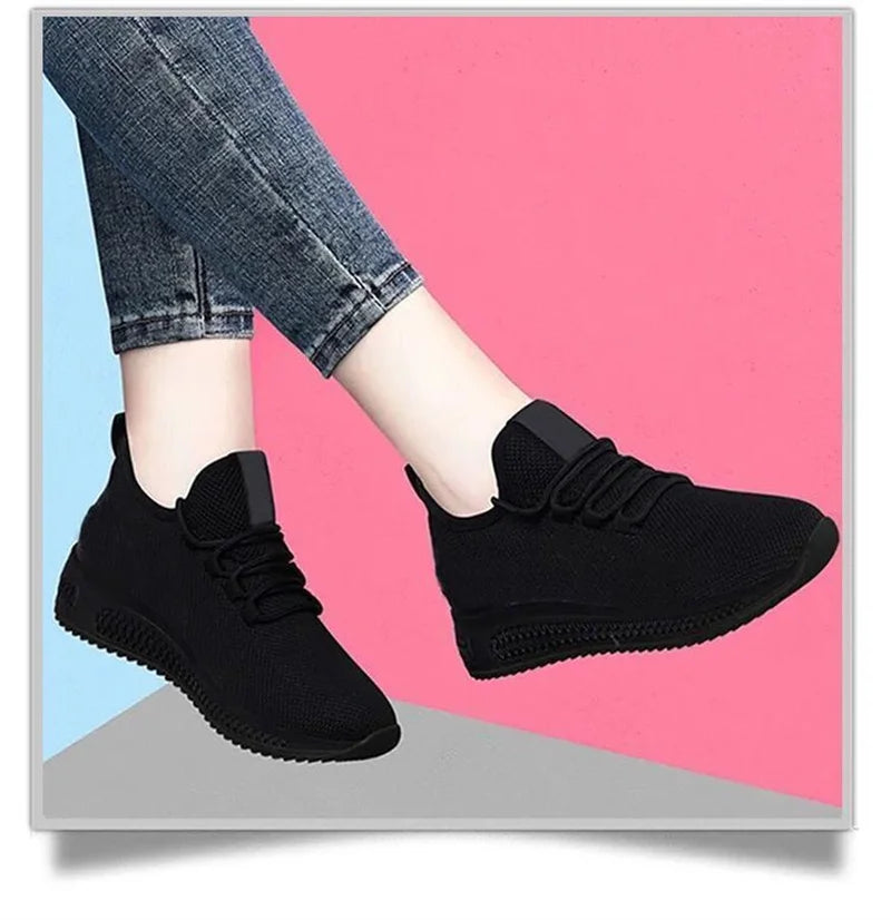 Luna Ella Atmungsaktive Zehensneaker - Mesh, Gummi 3cm