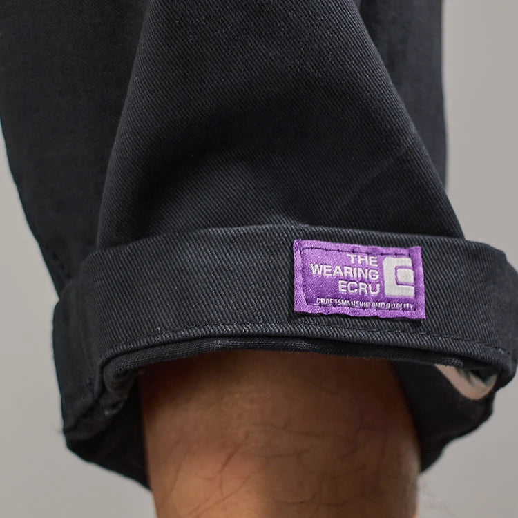 Baggy tapered casual pants cotton autumn and winter weight trousers men's overalls