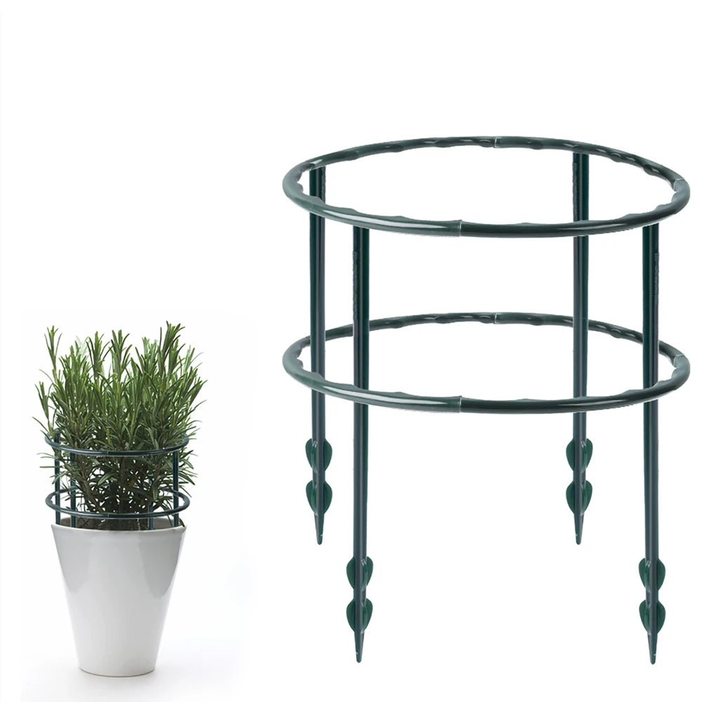 Plastic Plant Support Pile Frame Greenhouse Arrangement Semicircle Fixed Rod Indoor Flower Plant Vine Climbing Bracket
