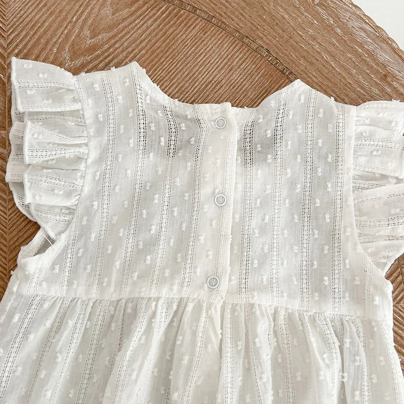 Bratyeessi Jumpsuit Spitze - Baumwolle 0-12M Rüschen