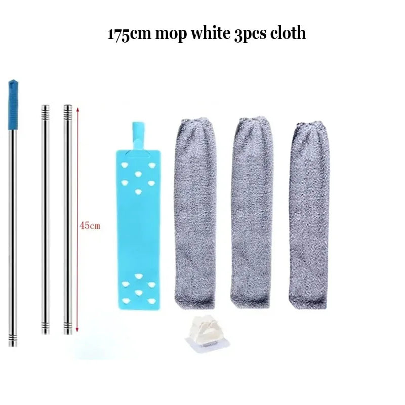 Mătură telescopică HomeClean TB - Microfibră, pliabilă lungă