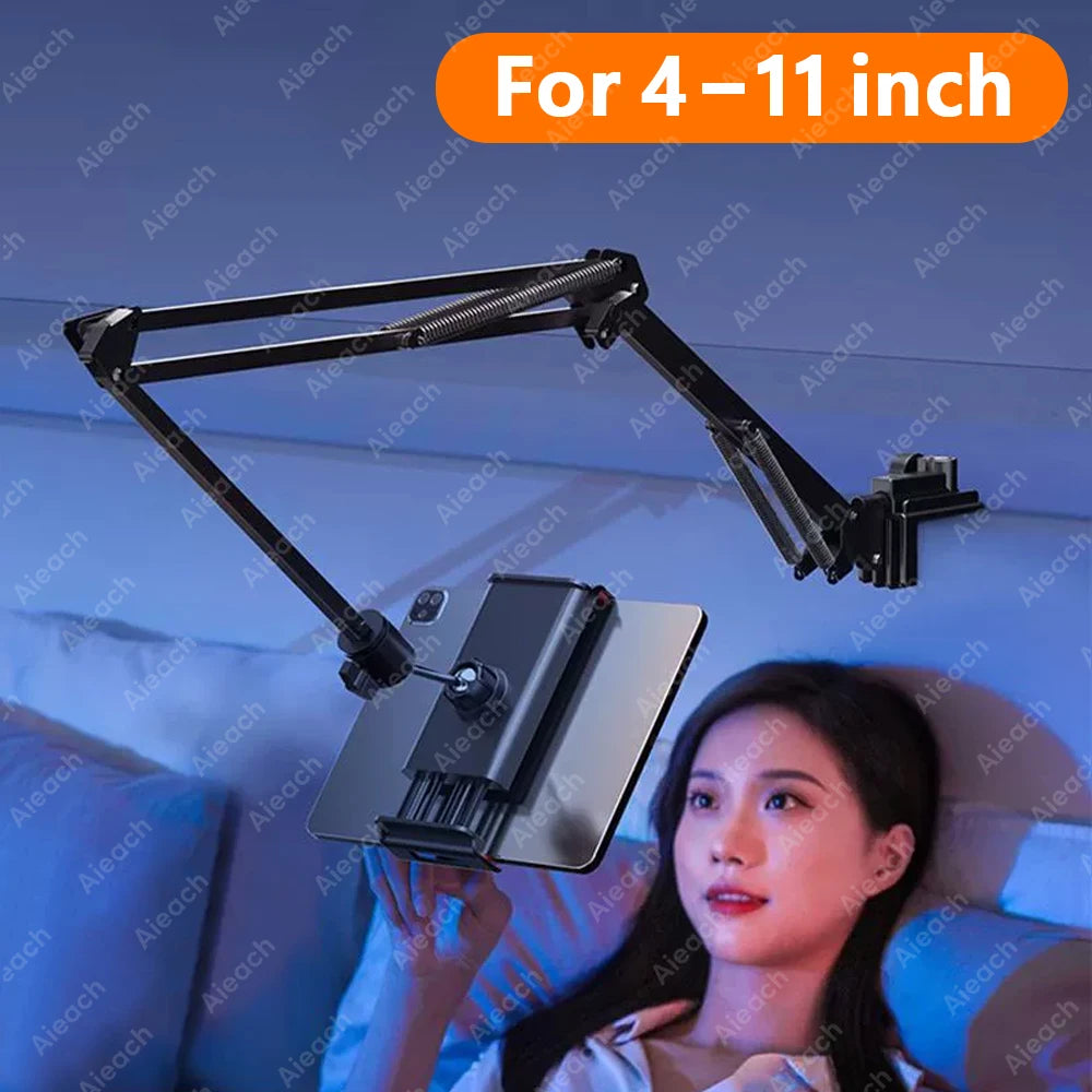 Tablet-Halterung 2025: MDNG iPad Stand Bed Holder - 360° Rotating Metal Mount Stretchable Arms Collection