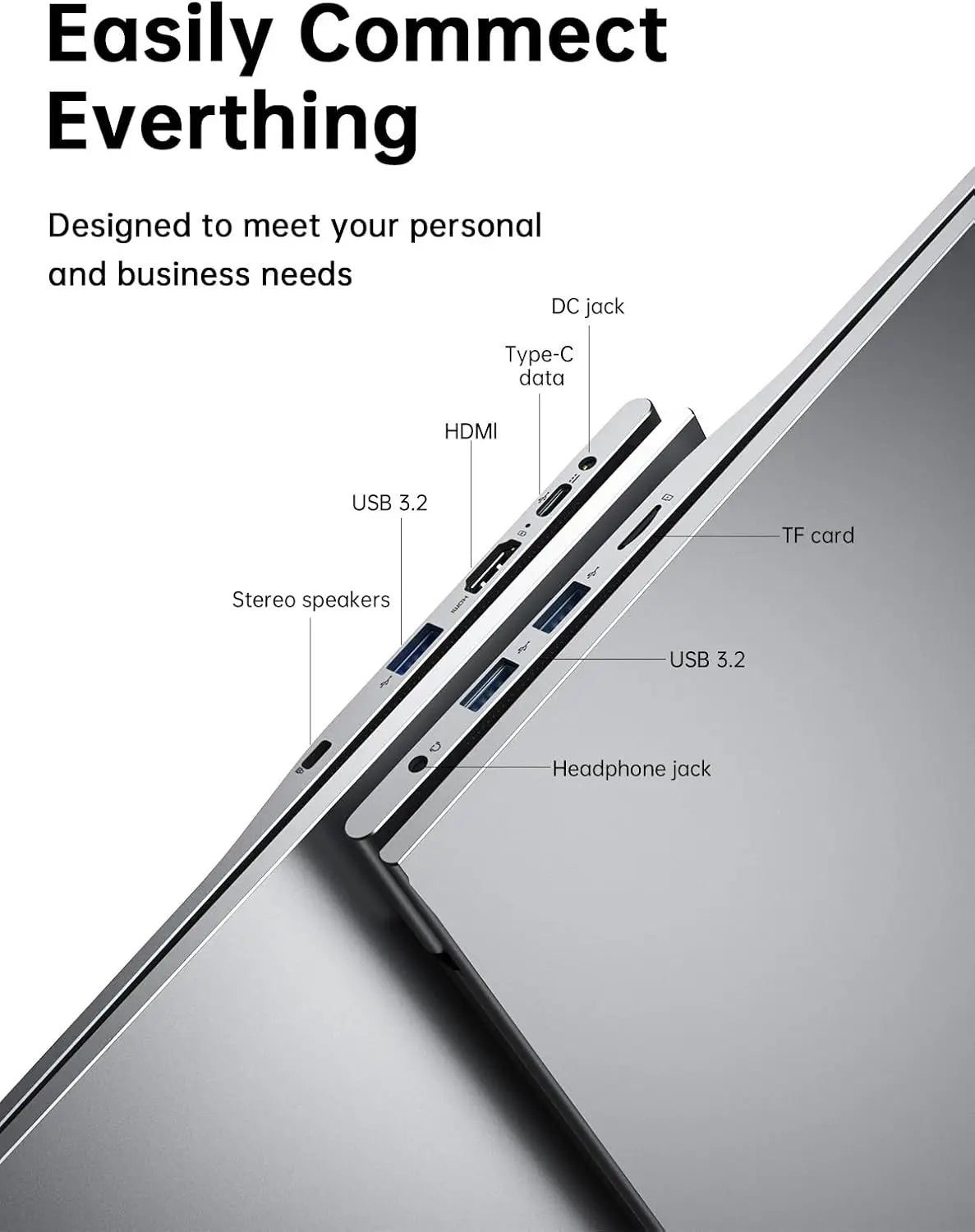 Laptop 2025: ACEMAGIC AX17 Intel Processor N97 17.3" Ultra Slim 6000mAh - 16GB LPDDR4 RAM 512GB ROM Windows 11 Collection