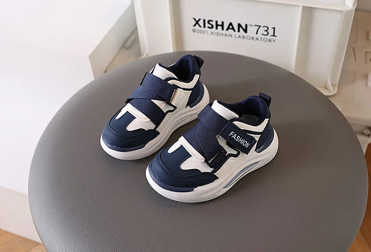 Kinder-Sneakers 2025: Dicke-Weiche-Sohle Klettverschluss - Air Mesh Collection