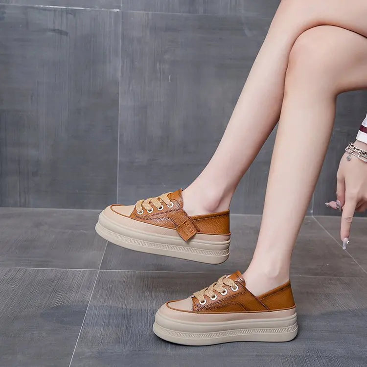 UXST JY100 Bequeme Plateausneaker - Größengetreu 1-3cm