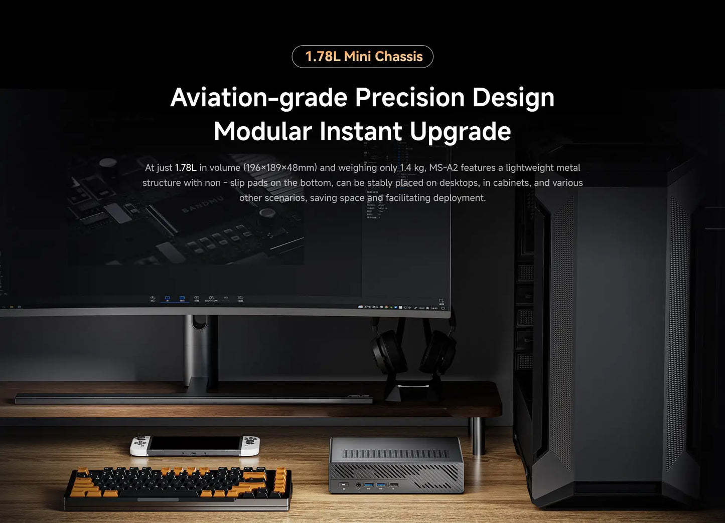 MINISFORUM MS-A2 Mini-PC Ryzen 9 - 1.5TB, 2x10G, 3xM.2