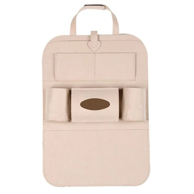 RPXBGUCKARHGH Sitzrücken Organizer - 6 Taschen Filz