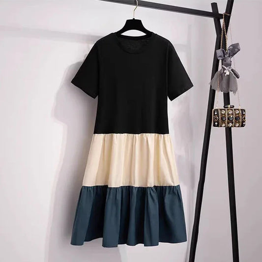 Maternity Stillkleid Sommer Stillfunktion - Polyester Mini - Golden Bridge Store