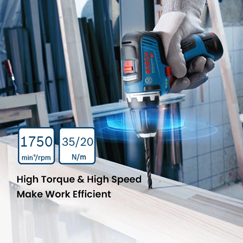 Bosch GSR 12V-35 HX Akku Schraubendreher Multi-Funktion Aufladbar Elektrobohrer Brushless Schraubendreher Heim Rotary Elektrowerkzeug