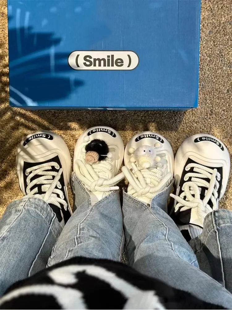 Women Platform Sneakers Leather Casual Ladies Chunky Shoes 2023 White Woman High Black Fashion Brand Thick Soled Wedge Sneakers