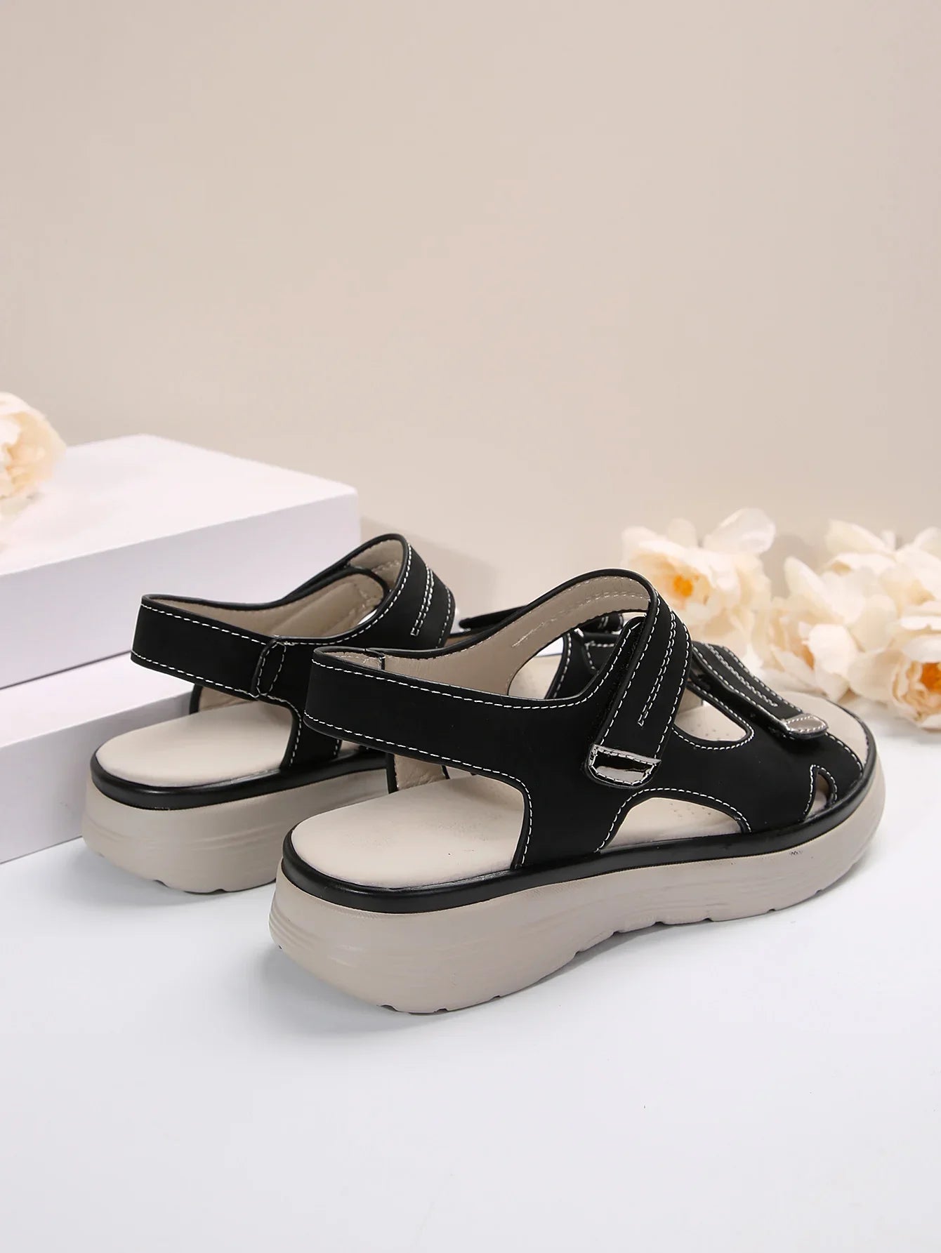 JAYHW Wedges Atmungsaktiv - Damen Rutschfest Keil 1-3cm