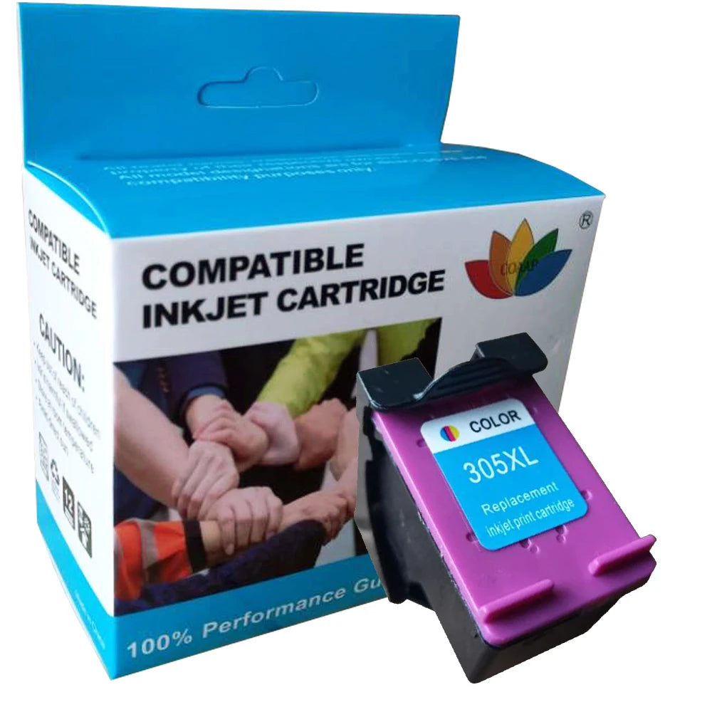COAAP 305XL Refilled Ink Cartridge Replacement for HP 305 XL HP305 DeskJet 2710 2720 4110 4120 4130 ENVY 6010 6020 6030 6420