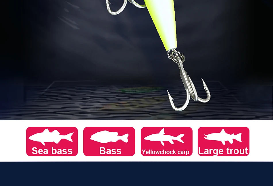 FJORD 110S 37g 90S 29g 70S 17g Schweres Sinken Minnow Angeln Köder Salzwasser Süßwasser Langer Wurf Meer Kunstlicher Köder Jerkbait