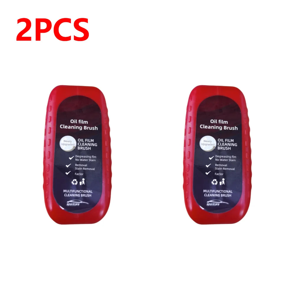 Autoglas-Reiniger 2025: Car Glass Oil Film Remover - Powerful Windshield Cleaner Sponge Brush Water Spots Collection