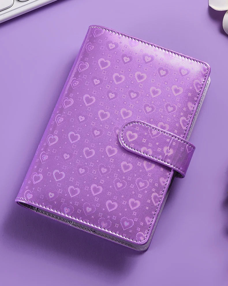 A6 Colorful Laser Macaron Creative PU Notebook