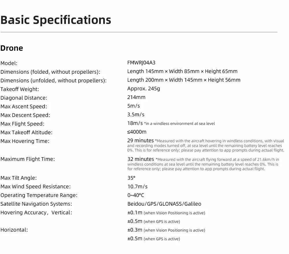 FIMI MINI 3 Dronă cu cameră nouă, 249g, 4K, 60fps, video nocturn AI Super, distanță de zbor de 9KM, senzor de 1/2 inch și 48MP, mini dronă pro