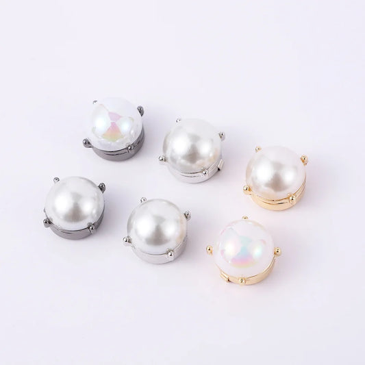 Neu Fashion Perlen Manschettenknöpfe 2025 - Herren Hemd Buttons Cuff Links - Luxus Hochzeit Business Schmuck Accessories High-Quality