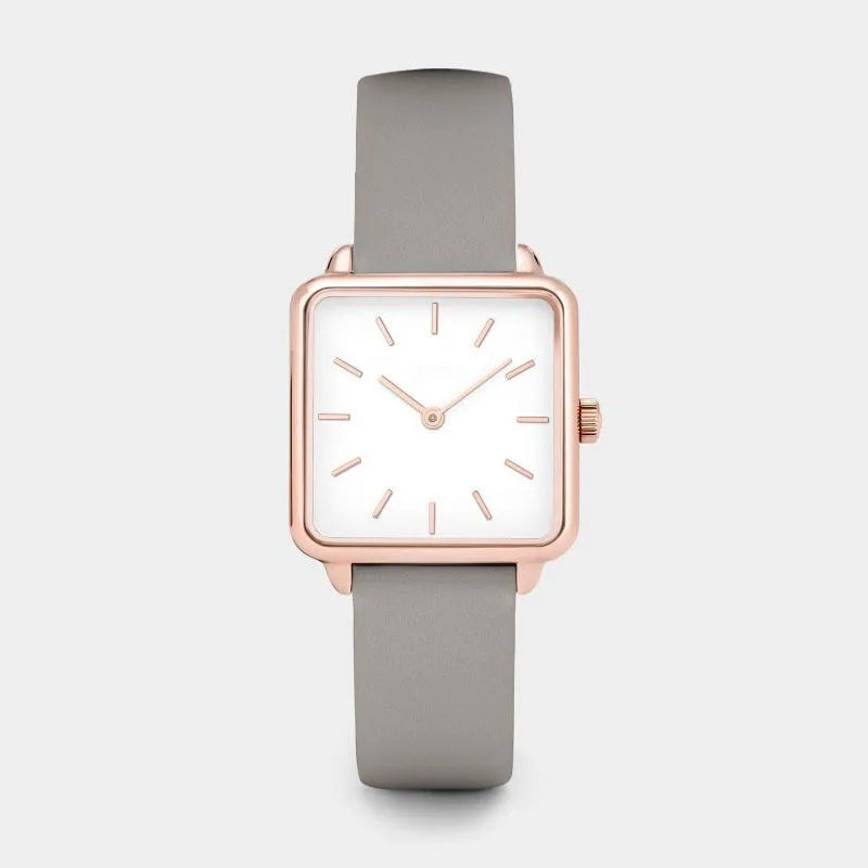 Luxuriöse Strass Damenuhren - Top Marke Elegante Quadratische Analog Quarz Uhr - Modische Damenuhr Geschenk