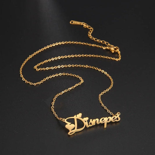 Your name on Necklace Stainless Steel Jewelry