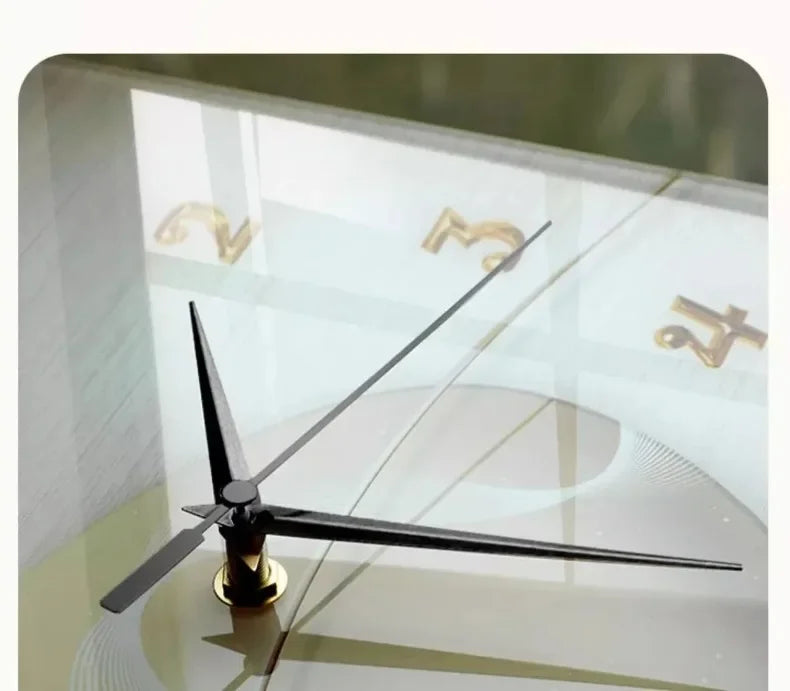 LED-Wanduhr 2025: Double-sided Creative Living Room Modern Art LED Light Corner Clocks Hanging Collection