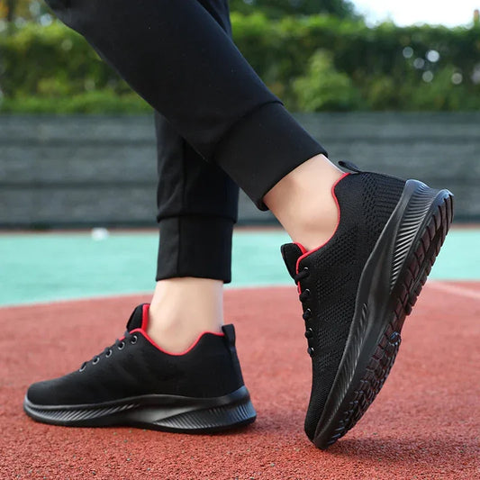 Sneakers for Mens 2023 Man Running Sport Shoes Summer New Mesh Sneakers for Man's Outdoor Lightweight Fitness Tennis Zapatillas - Golden Bridge Store