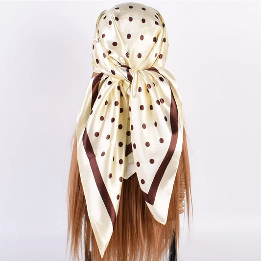 Luxoria Seidenoptik Halstuch - 90x90 cm Polyester weich