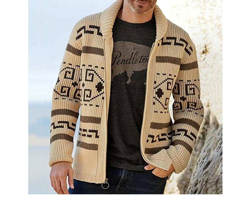 Zhejiang Premium Kaschmir Strickcardigan - Wärmekomfort Kapazität Hoch, Leistung Warm, Größe XL