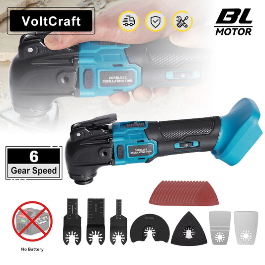 Multifunktionswerkzeug 2025: 6-Gang Brushless Oscillating - Electric Saw Cutting Polishing Makita 18V Collection