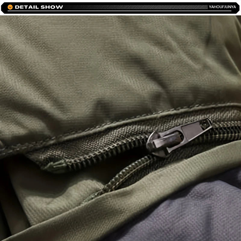 9XL Winterfleece Jacke - Kapuze abnehmbar, Winddicht