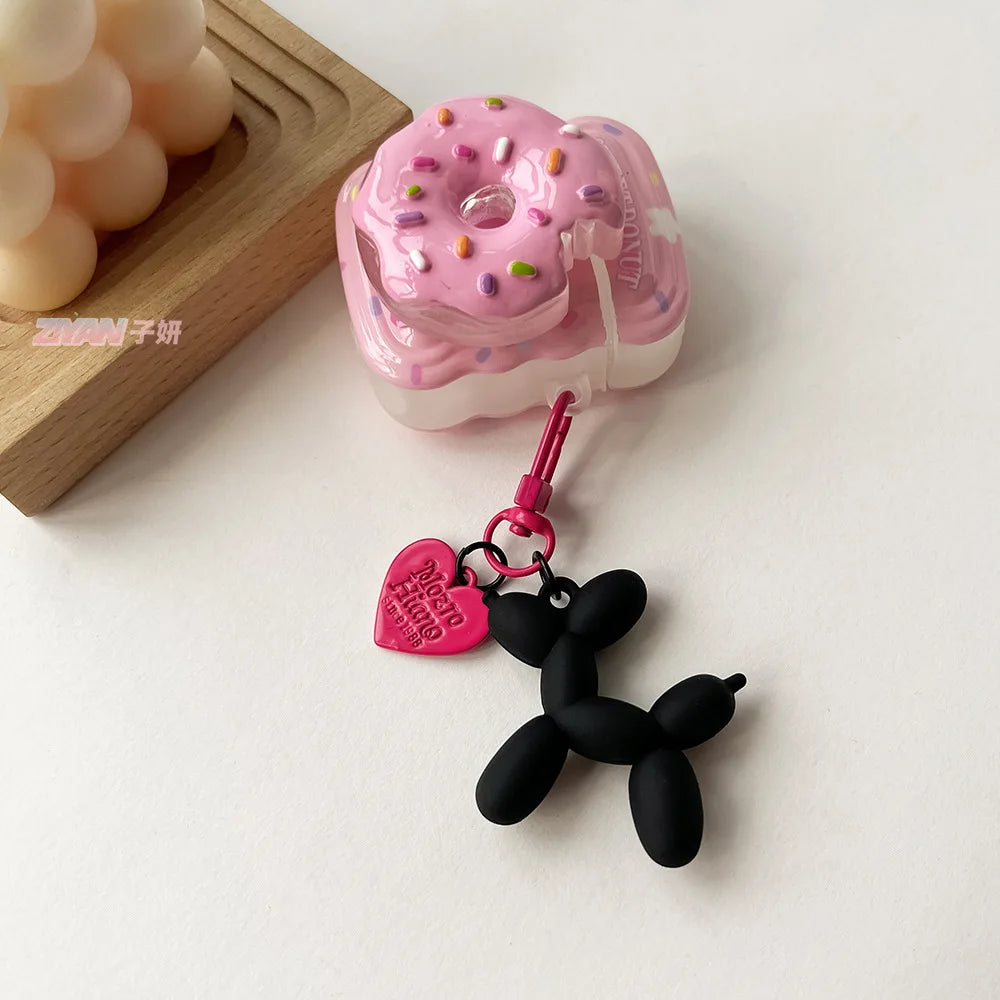 Damen Schlüsselanhänger 2025 - Adorable Balloon Dog Y2k Bag Charms Cute Puppies Acrylic