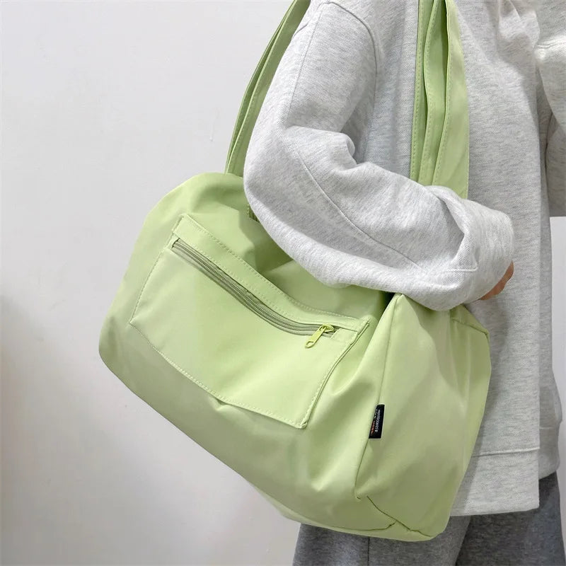 Large Crossbody Travel Tote Bags for Women 2024 Canvas Shoulder Messenger Bag Sports Yoga Satchels Fashion Woman Handbag