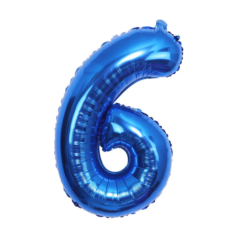 Etya Balloon 32 Zoll Blauer Folienballon - Aluminiumfolie