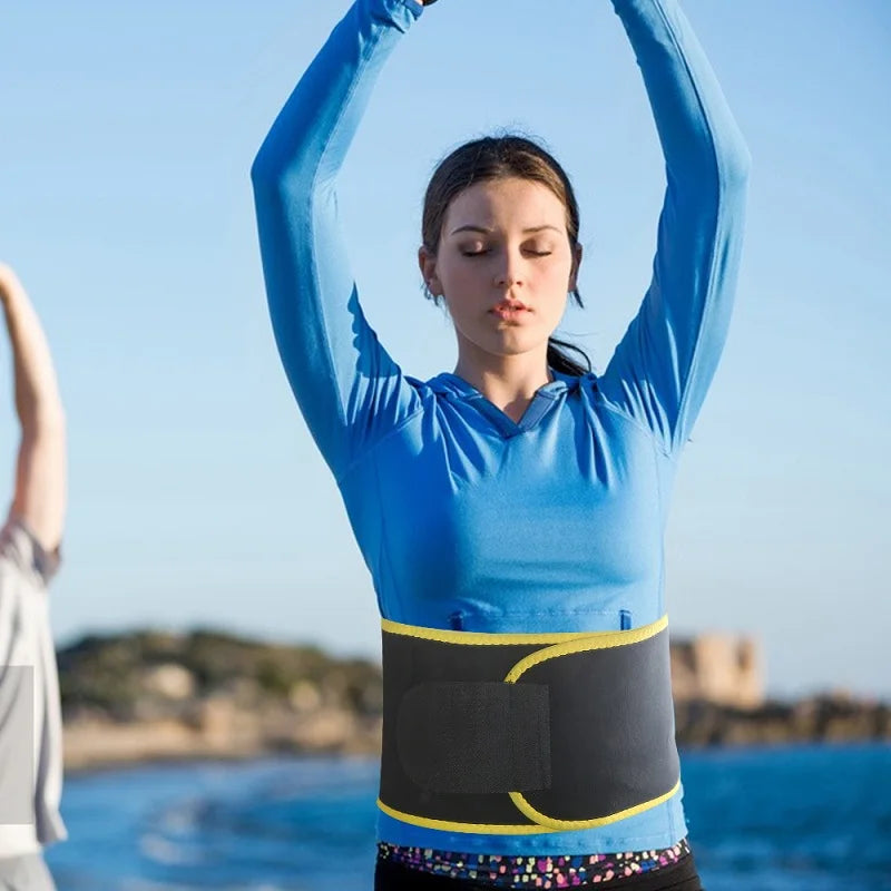 Women Slimming Belt Fitness Corset Waist Support Adjustable Sweat Waist Trimmer Trainer Body Shaper Gaine Ventre Lumbar Belt