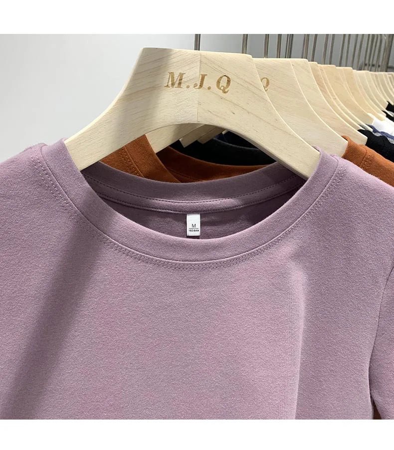 Women T Shirt Girls T-Shirt Woman Clothes Tops Cotton Tshirt Female Short Sleeve Spring Tee Sexy Y2k Top White