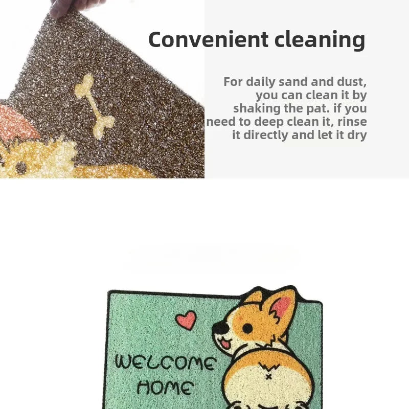 Fußmatte 2025: Cartoon Welcome Entrance Doormat Carpet Kitchen Corridor Non-slip Cat Dog Pet Floor Mat Home Bathroom Living Room Collection
