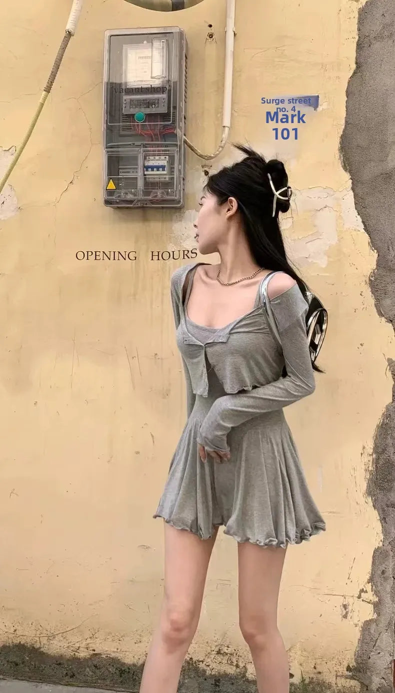 Croială în talie cu stil Choice Pure Desire - Poliester până la genunchi