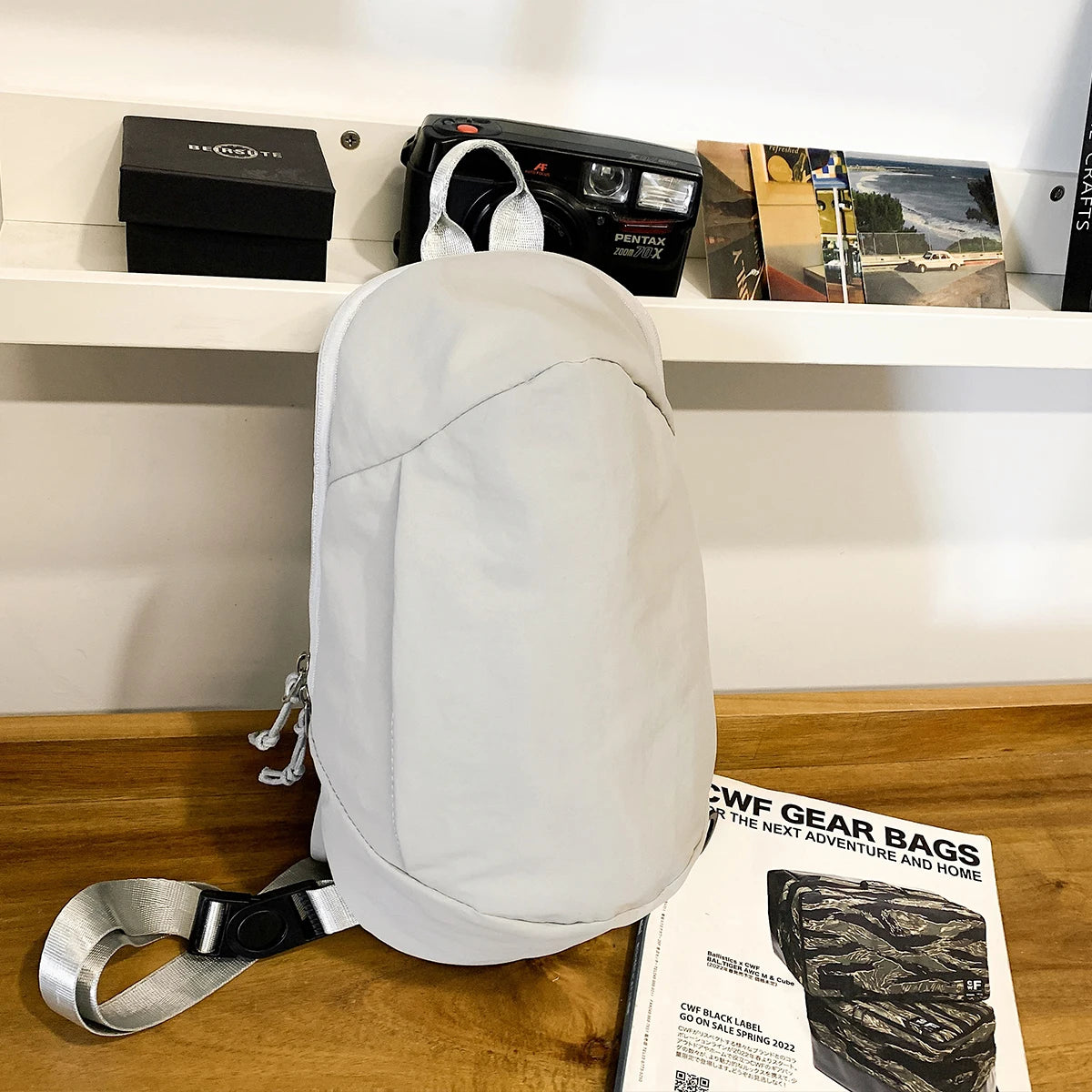 Crossbody Bag Men's Casual Chest Bag 2025 New Fashion Trendy Brand Small Shoulder Bag Women's Lightweight Sports Waist Bag Shoulder Bag